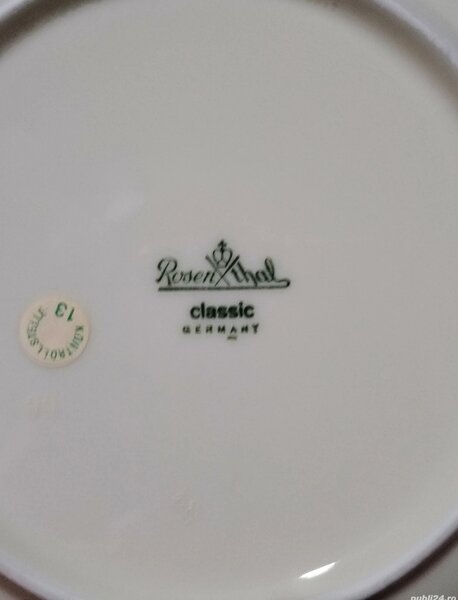 Doua farfurii Rosenthal Sanssouici